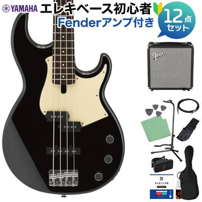 YAMAHA BB434 BL (ブラック) ベース 初心者12点セット 【Fenderアンプ付】 ヤマハ BB400シリーズ Black