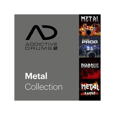 [特価 2024/05/28迄] XLN Audio Addictive Drums2 Metal Collection XLNオーディオ [メール納品 代引き不可]
