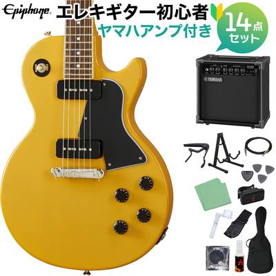Epiphone Les Paul Special TV Yellow エレキギター 初心者14点セット ヤマハアンプ付き レスポールスペシャル エピフォン 