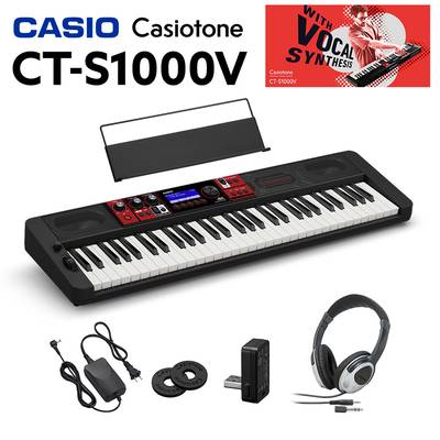キーボード 電子ピアノ CASIO CT-S1000V 61鍵盤 ヘッドホンセット カシオ CTS1000V Casiotone カシオトーン