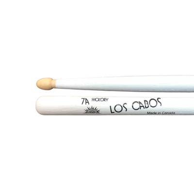 LOS CABOS LCD7AHW ドラムスティック ロスカボス White Hickory White Dip 7A
