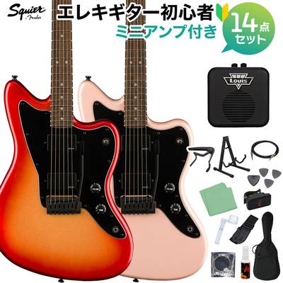 Squier by Fender Contemporary Active Jazzmaster HH エレキギター初心者14点セット 【ミニアンプ付き】 ジャズマスター スクワイヤー / スクワイア 