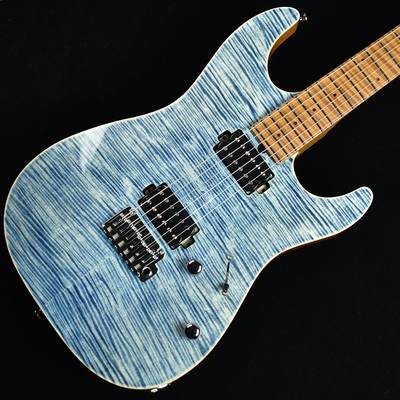T's Guitars DST-DX22 Roasted Flame Maple Trans Blue Denim　S/N：032562 【ローステッドメイプル】 ティーズギター 【選定材オーダー品】【未展示品】