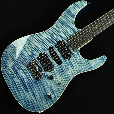 T's Guitars DST-Pro24 Flame Top Trans Blue Denim　S/N：032583 ティーズギター 【選定材オーダー品】【未展示品】