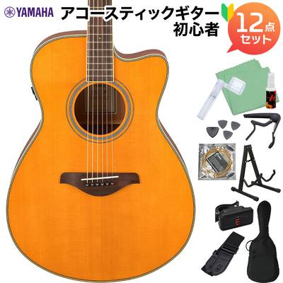 YAMAHA FSC-TA VT (ビンテージティント) アコースティックギター初心者12点セット エレアコ 生音エフェクト ヤマハ トランスアコースティック