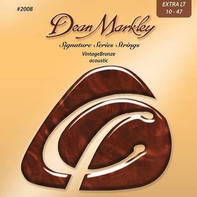 Dean Markley Vintage Bronze Signature 85/15 エクストラライト 010-047 DM2008 ディーンマークレイ アコースティックギター弦