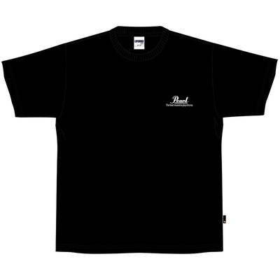 Pearl POG-PTS1/B Tシャツ Pearlロゴ Lサイズ (ポリジン加工) パール 