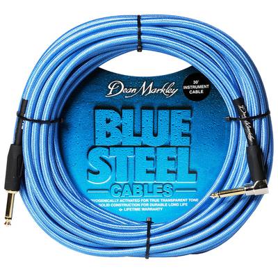Dean Markley BSIN30R 楽器用ケーブル 9m S-L ディーンマークレイ Blue Steel Instrument Cables