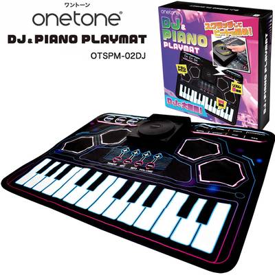 onetone OTSPM-02DJ プレイマット ＤＪ＆ピアノ＆ドラムパッド キーボード ワントーン OTSPM02DJ