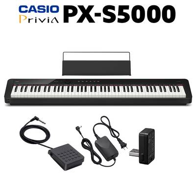 【8/25迄 ヘッドホンプレゼント！】 CASIO PX-S5000 電子ピアノ 88鍵盤 カシオ PXS5000 Privia プリヴィア