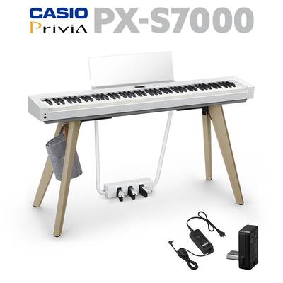 CASIO PX-S7000 WE 電子ピアノ 88鍵盤 プリヴィア カシオ PXS7000WE ホワイト【配送設置無料・代引不可】