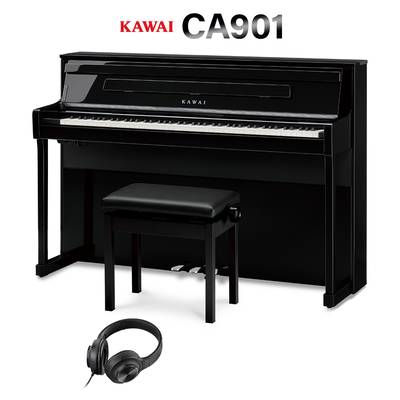 KAWAI CA901EP 黒塗艶出し塗装仕上げ 電子ピアノ 88鍵盤 木製鍵盤 カワイ 【配送設置無料・代引不可】