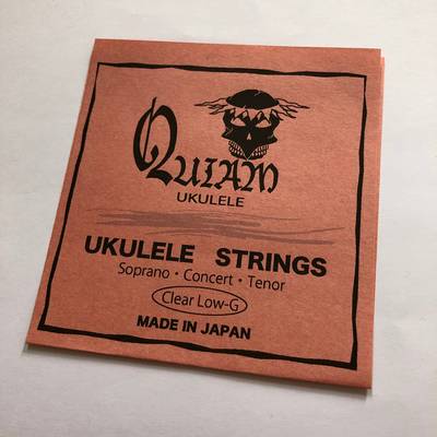 QUIAM UKULELE STRINGS Clear Low-G ウクレレ弦 クリアLow-Gセット クワイアン 