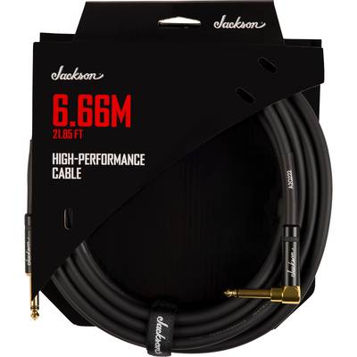 Jackson High Performance Cable Black 21.85  シールド 21.85フィート(約6.6m) ジャクソン 