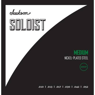 Jackson Soloist Strings, Drop Medium .010 .052 エレキギター弦 ジャクソン 