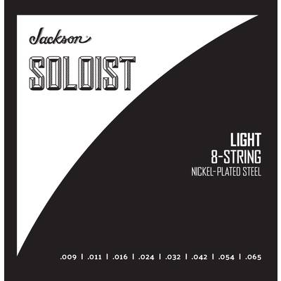 Jackson Soloist Strings 8 String Light .009 .065 エレキギター弦 8弦 ジャクソン 