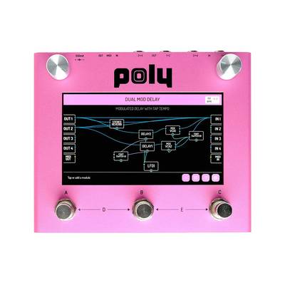 Poly Effects Beebo Pink ビーボ モジュラーペダル エフェクター ポリ・エフェクツ 