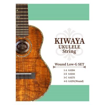 KIWAYA KWLGセット ウクレレ弦 (Low-Gセット / 巻弦 / クリアフロロカーボン) キワヤ 