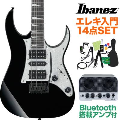 Ibanez RGV250 BK エレキギター初心者14点セット【Bluetooth搭載ミニアンプ付き】 ブラック 黒 アイバニーズ 【島村楽器限定モデル】