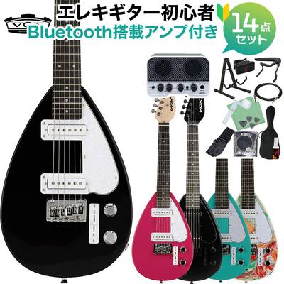 VOX MK3 MINI エレキギター初心者14点セット 【Bluetooth搭載ミニアンプ付き】 ミニギター トラベルギター ショートスケール ティアドロップ型 ボックス 