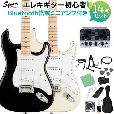 Squier by Fender Affinity Series Stratocaster エレキギター初心者14点セット 【Bluetooth搭載ミニアンプ付き】 ストラトキャスター スクワイヤー / スクワイア 