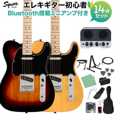 Squier by Fender Affinity Series Telecaster エレキギター初心者14点セット 【Bluetooth搭載ミニアンプ付き】 テレキャスター スクワイヤー / スクワイア 
