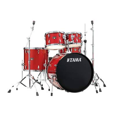 TAMA Imperialstar BRM IP52H6 ドラムセット 22”バスドラム シンバル別 バーント･レッド･ミスト 赤 タマ 