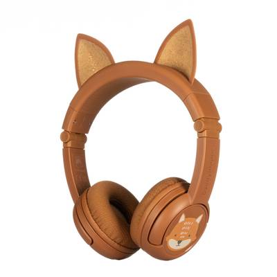 onanoff PlayEars+ (Fox) 狐 キツネ 子供用 ヘッドホン 動物 モチーフ Bluetooth対応 ワイヤレス 内蔵マイク オナノフ BT-BP-PLAYP-EARS-FOX