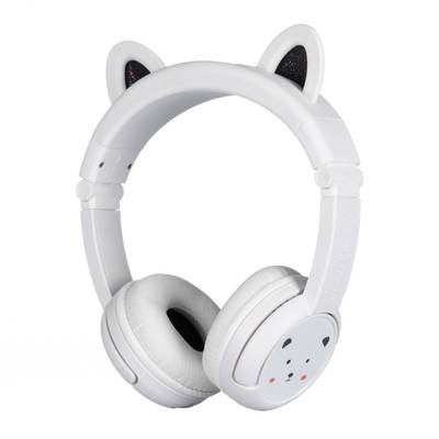 onanoff PlayEars+ (polar bear) 白熊 シロクマ 北極熊 子供用 ヘッドホン 動物 モチーフ Bluetooth対応 ワイヤレス 内蔵マイク オナノフ BT-BP-PLAYP-EARS-BEA