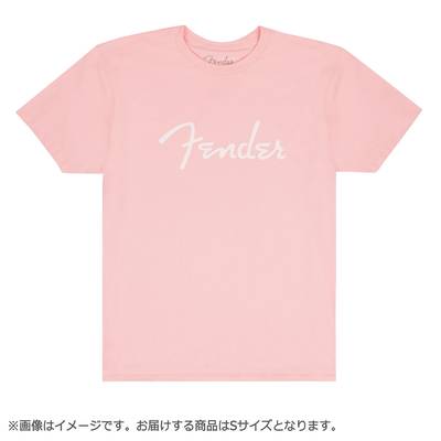 Fender Spaghetti Logo T-Shirt Shell Pink S Tシャツ Sサイズ フェンダー 