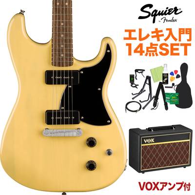 Squier by Fender Paranormal Strat-O-Sonic Vintage Blonde エレキギター初心者14点セット 【VOXアンプ付き】 ストラトソニック スクワイヤー / スクワイア 