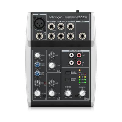 BEHRINGER XENYX 502S アナログミキサー 5ch ベリンガー 