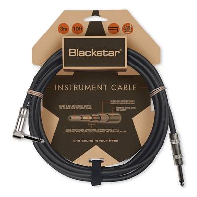 Blackstar Standard Instrument Cable 3m ストレート/アングル シールド ブラックスター 