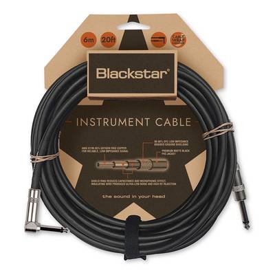 Blackstar Standard Instrument Cable 6m ストレート/アングル シールド ブラックスター 