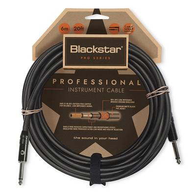Blackstar Professional Instrument Cable 6m ストレート/ストレート シールド ブラックスター 