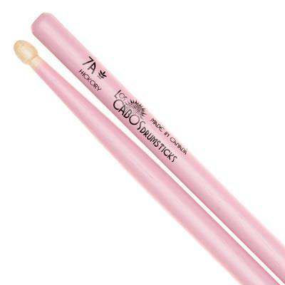 LOS CABOS White Hickory Drumstick 7A Pink ドラムスティック 394mm×13.8mm ロスカボス 