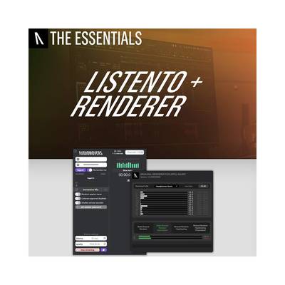  Audiomovers LISTENTO + Renderer バンドル オーディオムーバーズ [メール納品 代引き不可]