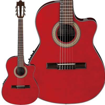 Ibanez GA30TCE TRD (Transparent Red High Gloss) エレガットギター ソフトケース付属 アイバニーズ 