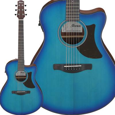 Ibanez AAM50CE SBO (Sapphire Blue Burst Open Pore) エレアコギター ソフトケース付属 アイバニーズ 