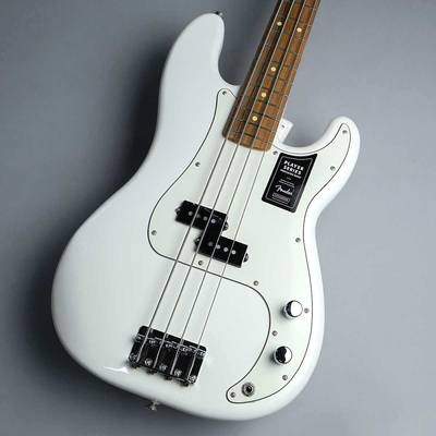 【両杢個体】 Fender Player Precision Bass, Pau Ferro Fingerboard, Polar White プレシジョンベース プレベ エレキベース ホワイト 白 フェンダー 