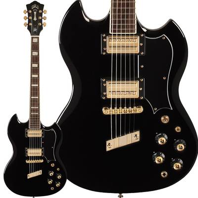 Guild POLARA KIM THAYIL BLACK (ブラック) エレキギター キム・セイル ギグバッグ付属 ギルド 