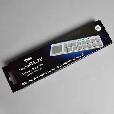 KORG nanoPAD2 WH (ホワイト) MIDIコントローラー スリムライン USB コルグ 【 中古 】