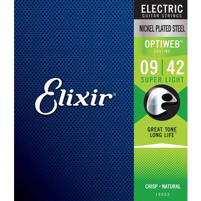 Elixir OPTIWEB 09-42 スーパーライト #19002 エリクサー エレキギター弦