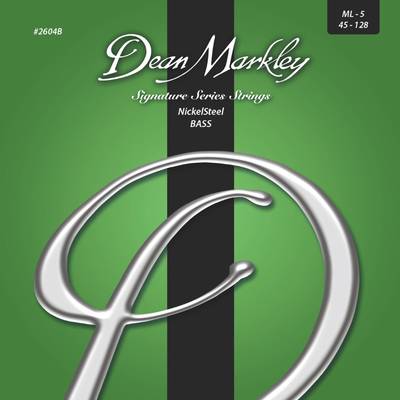 Dean Markley NICKEL STEEL Signature 5弦ベース用 ミディアムライト 045-128 DM2604B ディーンマークレイ エレキベース弦