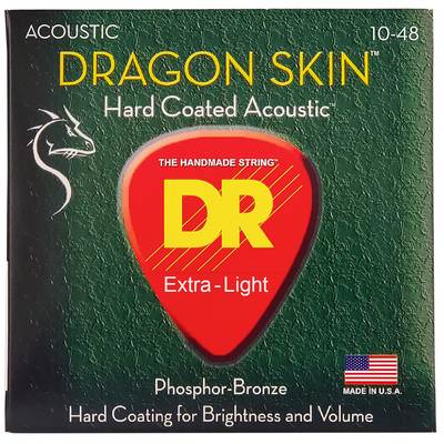 DR DRAGON SKIN DSA-10 Extra Light 010-048 アコースティックギター コーティング弦 フォスファーブロンズ【ドラゴンスキン】 