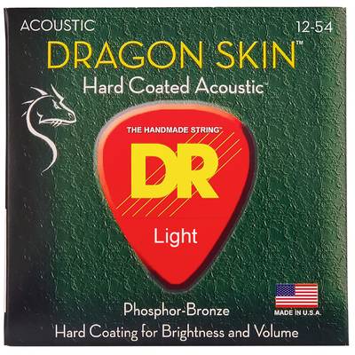 DR DRAGON SKIN DSA-12 Light 012-054 アコースティックギター コーティング弦 フォスファーブロンズ【ドラゴンスキン】 