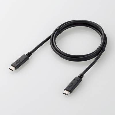 ELECOM U2C-CC5P10NBK USB2.0ケーブル Type-C-TypeC PD対応 5A出力 1.0m エレコム 