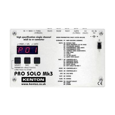 KENTON PRO SOLO Mk3 MIDI to CV Gate Clock コンバーター ケントン 