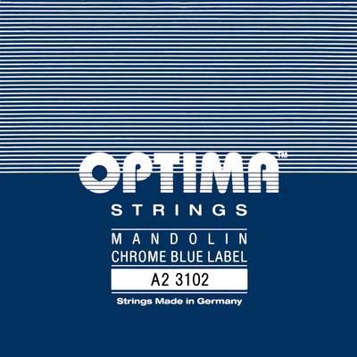 OPTIMA A2 No.3102 BLUE マンドリン弦／A 2弦×2本入り スペシャルポリッシュ オプティマ クラシックマンドリン弦