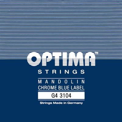 OPTIMA G4 No.3104 BLUE マンドリン弦／G 4弦×2本入り スペシャルポリッシュ オプティマ クラシックマンドリン弦